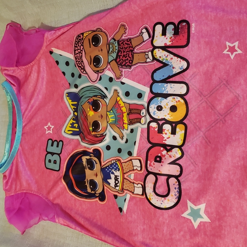 Girls NWOT LOL Nightgown Size 8